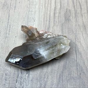 Raw Rough Natural Smoky Quartz Specimen Points Cluster Crystal